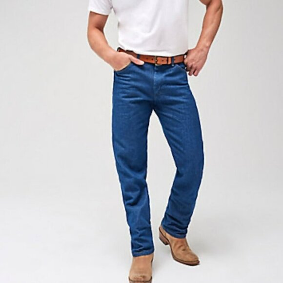 Wrangler Other - NEW Wrangler Cowboy Cut Original Fit Denim Jeans Men 33 x 32 Prewash Indigo Blue